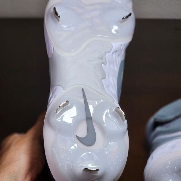 Nike Alpha Huarache Elite 4 Mid Baseball Cleats Shoes Men's 7 Grey DJ6520-012 SE - Picture 5 of 16